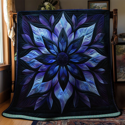 Blue Serene Blossoms WN1309019CL Quilt