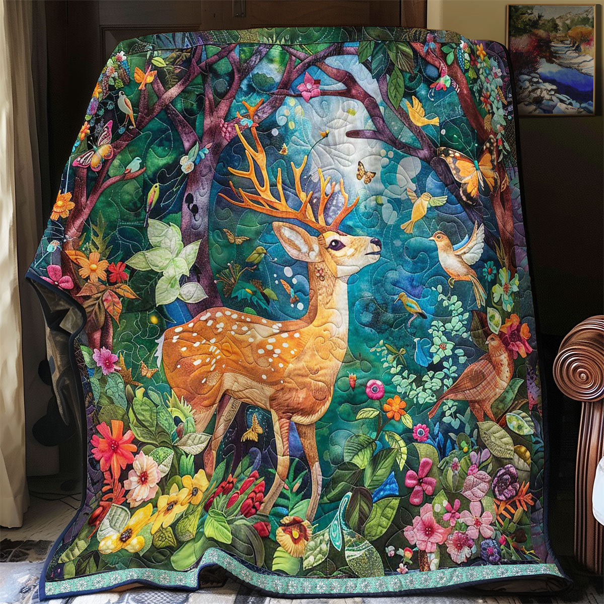 Dreamy Deer WJ1309004CL Quilt