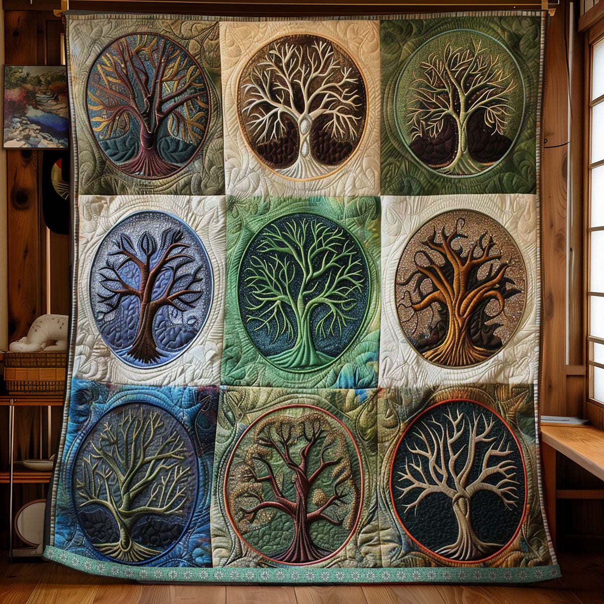 Tree Of Life Eternal Balance WN1209060CL Quilt