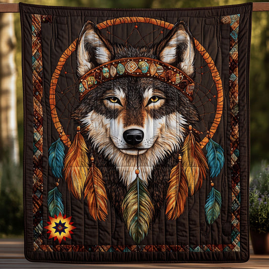 Dreamcatcher Wolf WX2210003CL Quilt