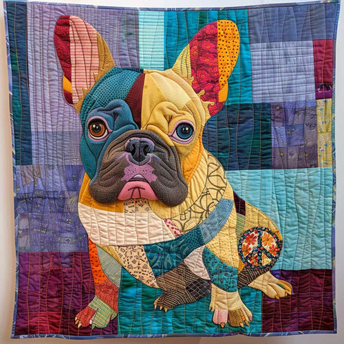 Bright French Bulldog WN1510006CL Quilt