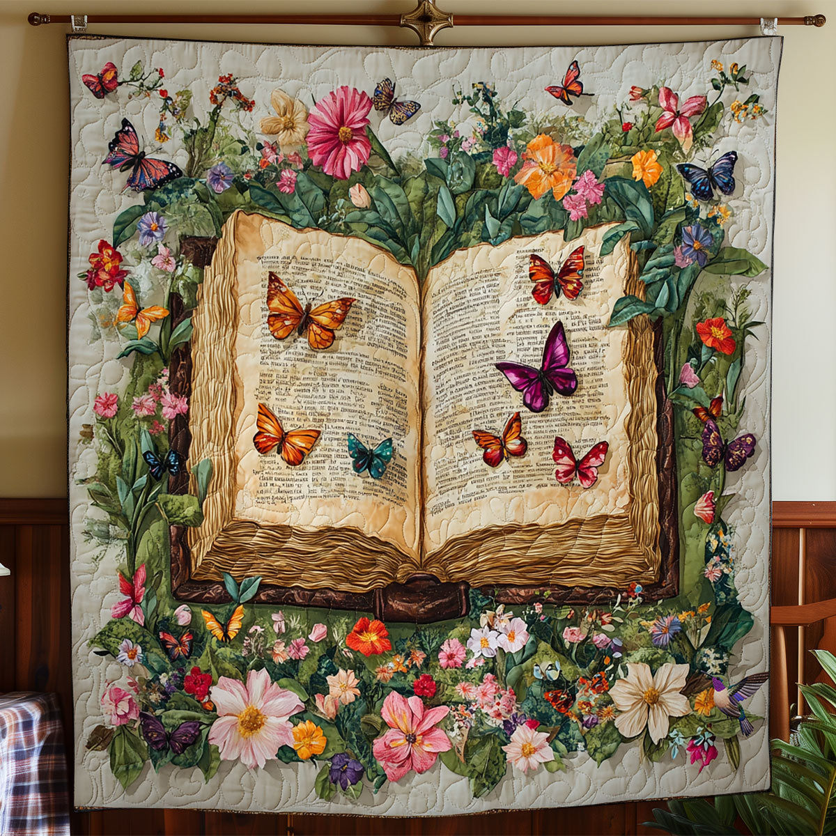 Butterfly Book WY1911101CL Quilt