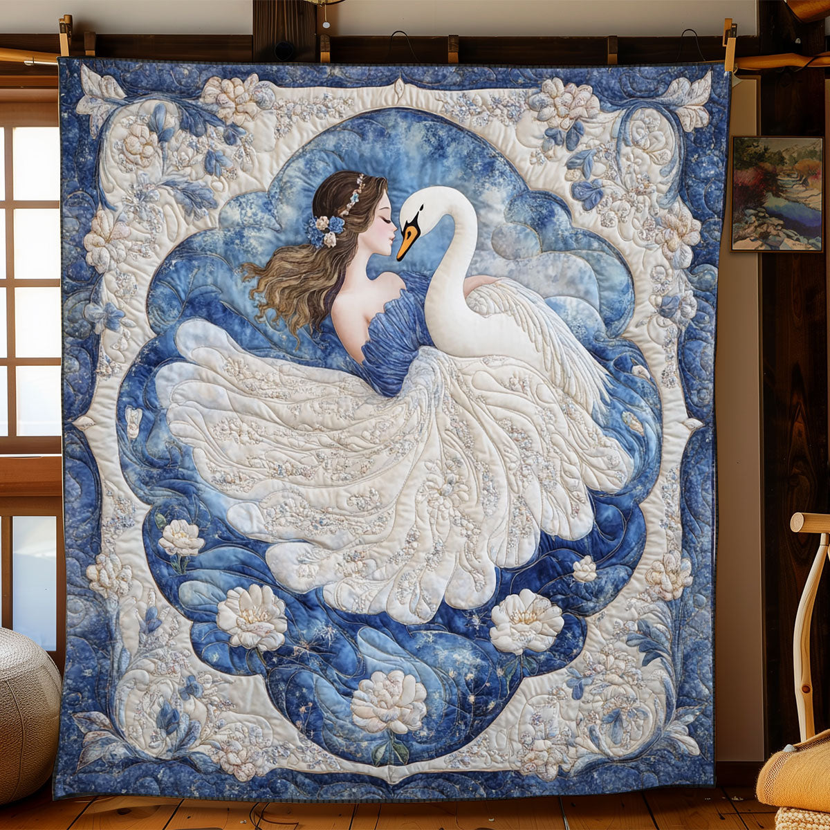 Elegant Swan & Princess XB1604017CL Quilt