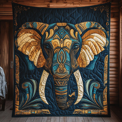 Tribal Elephant CW0506045CL Quilt