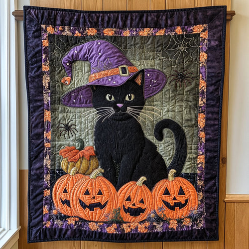 Spooky Kitty CP2708012CL Quilt