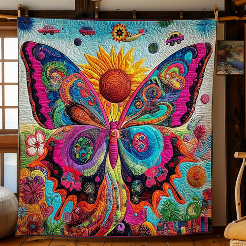 Butterfly Hippie WY1812003CL Quilt