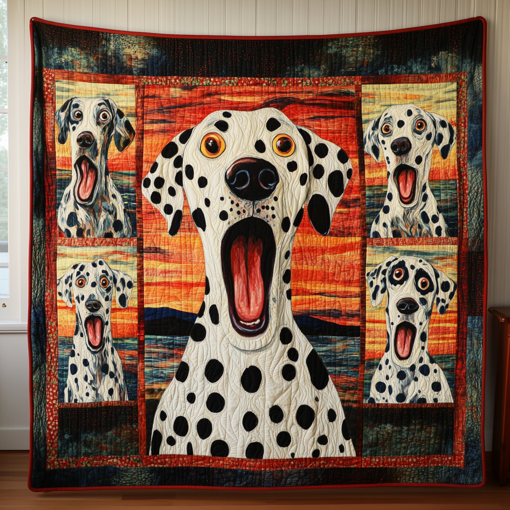 Dalmatian Fear WN2509095CL Quilt