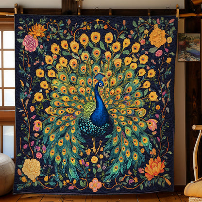 Mystic Peacock Portrait WY0602172CL Quilt