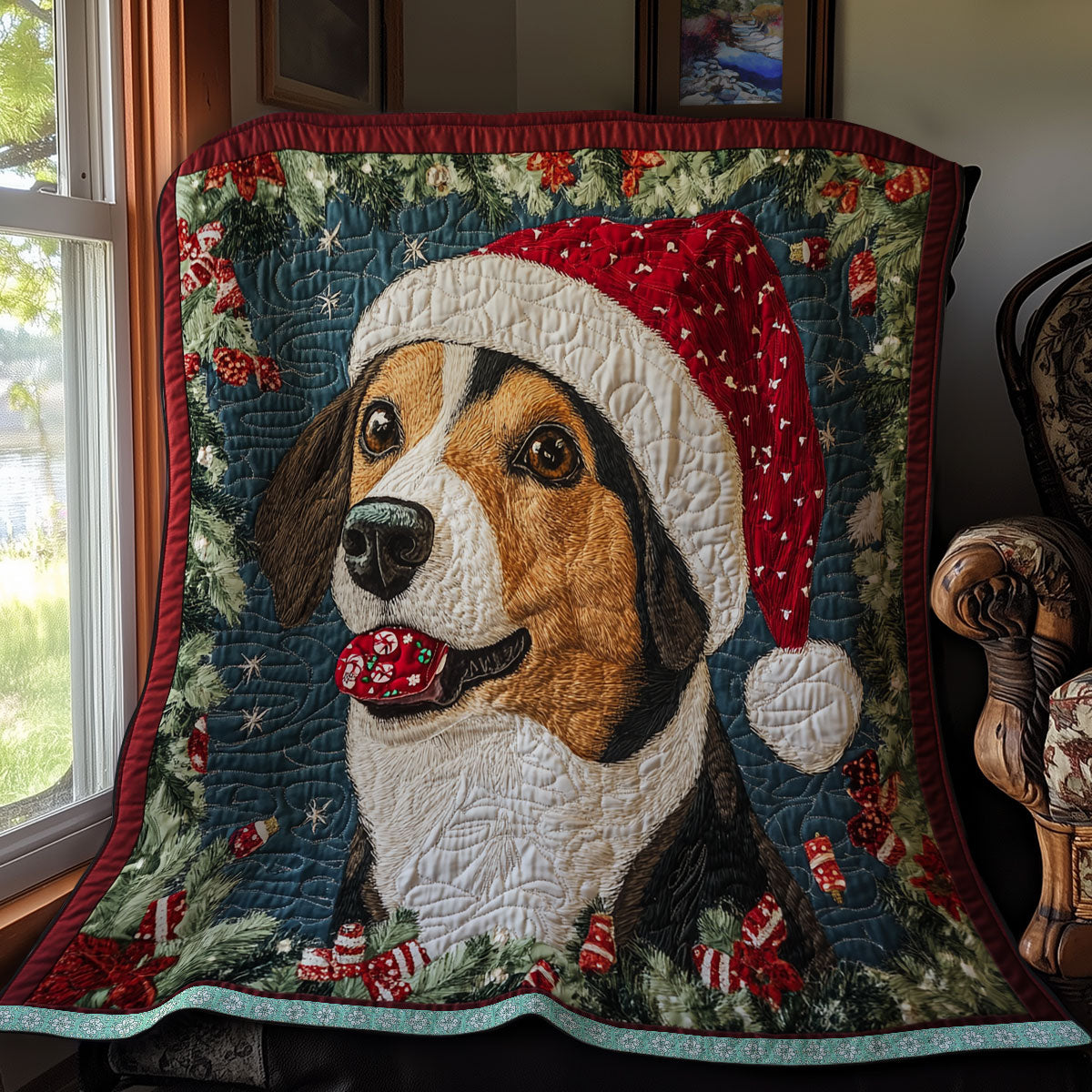 Dog Happy WX2511015CL Quilt