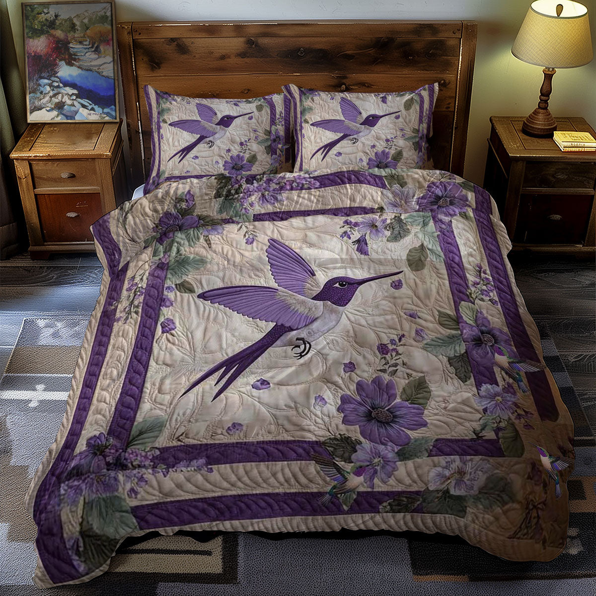 Hummingbird Lilac Dream WN0310107CL Duvet Cover Set