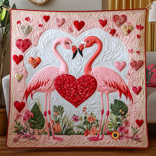 Love Flamingo WJ1112035CL Quilt