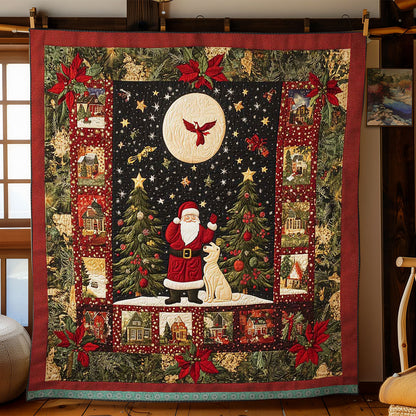 Dog's Moonlit Christmas WN2709157CL Quilt