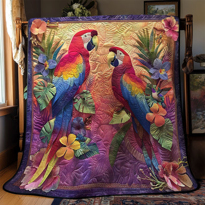 Parrot's Floral Serenade WN2310029CL Quilt