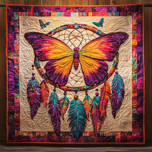 Native Dreamcatcher Butterfly WJ0502014CL Quilt