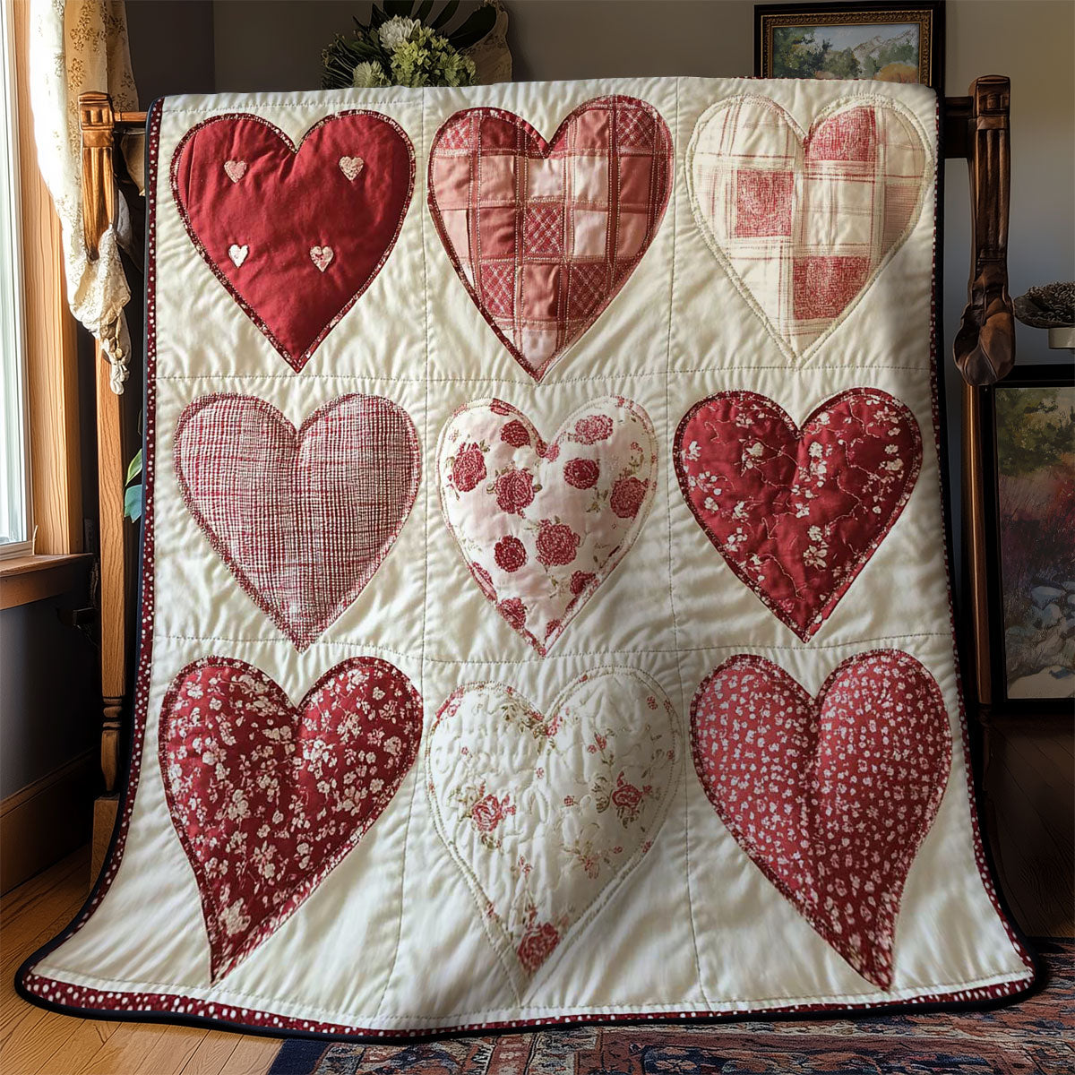 Love Heart WN1002016CL Quilt