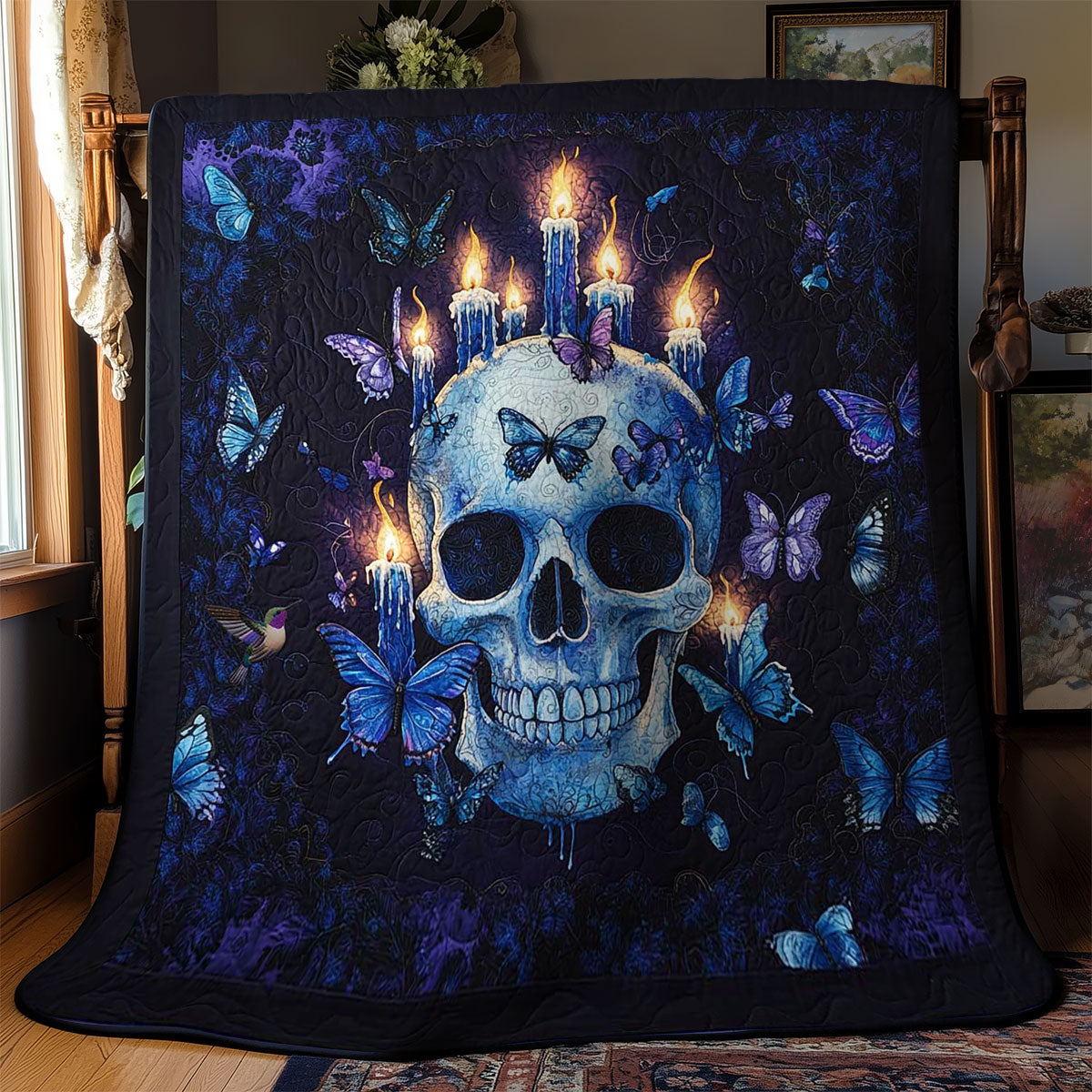 Skull And Shadows WN2410014CL Quilt