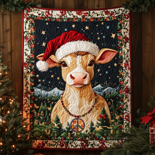 Calf Christmas WX1610011CL Quilt