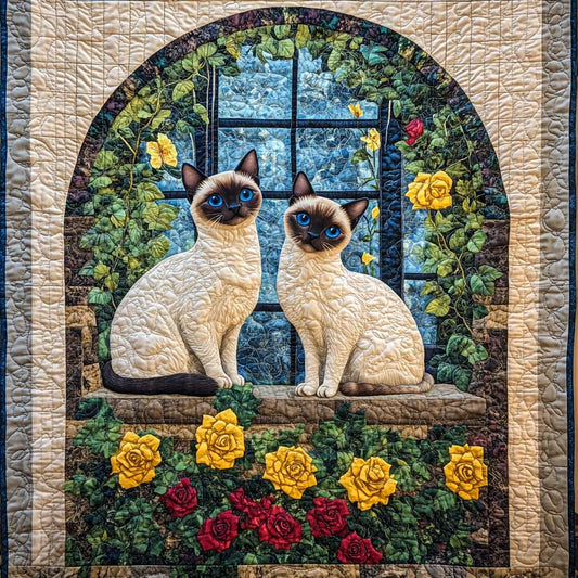 Siamese By Window WP1309024CL Quilt