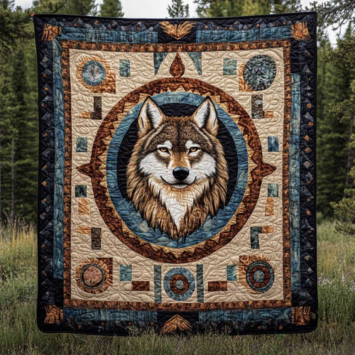 Husky Wolf’s Journey WN2809035CL Quilt