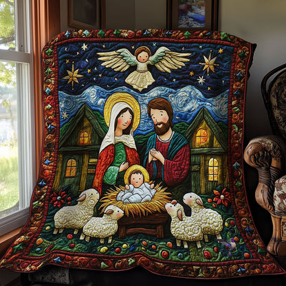 Christmas Of Holy Family WY1411022CL Quilt