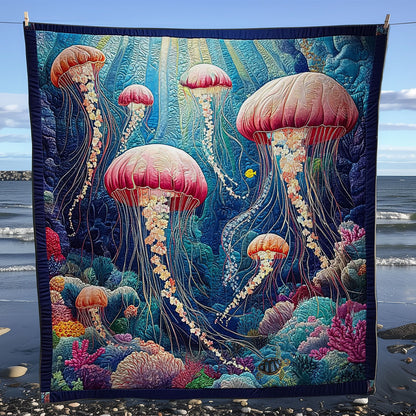Jellyfish WY0412008CL Quilt