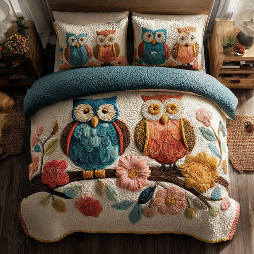 Owl Cozy Nest CW0210045CL Duvet Cover Set