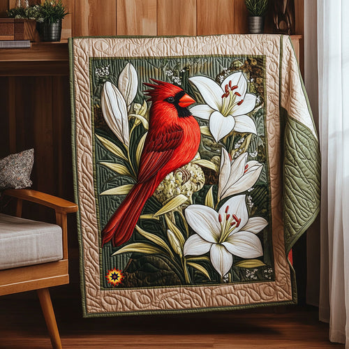Cardinal Lilies WX1211007CL Quilt