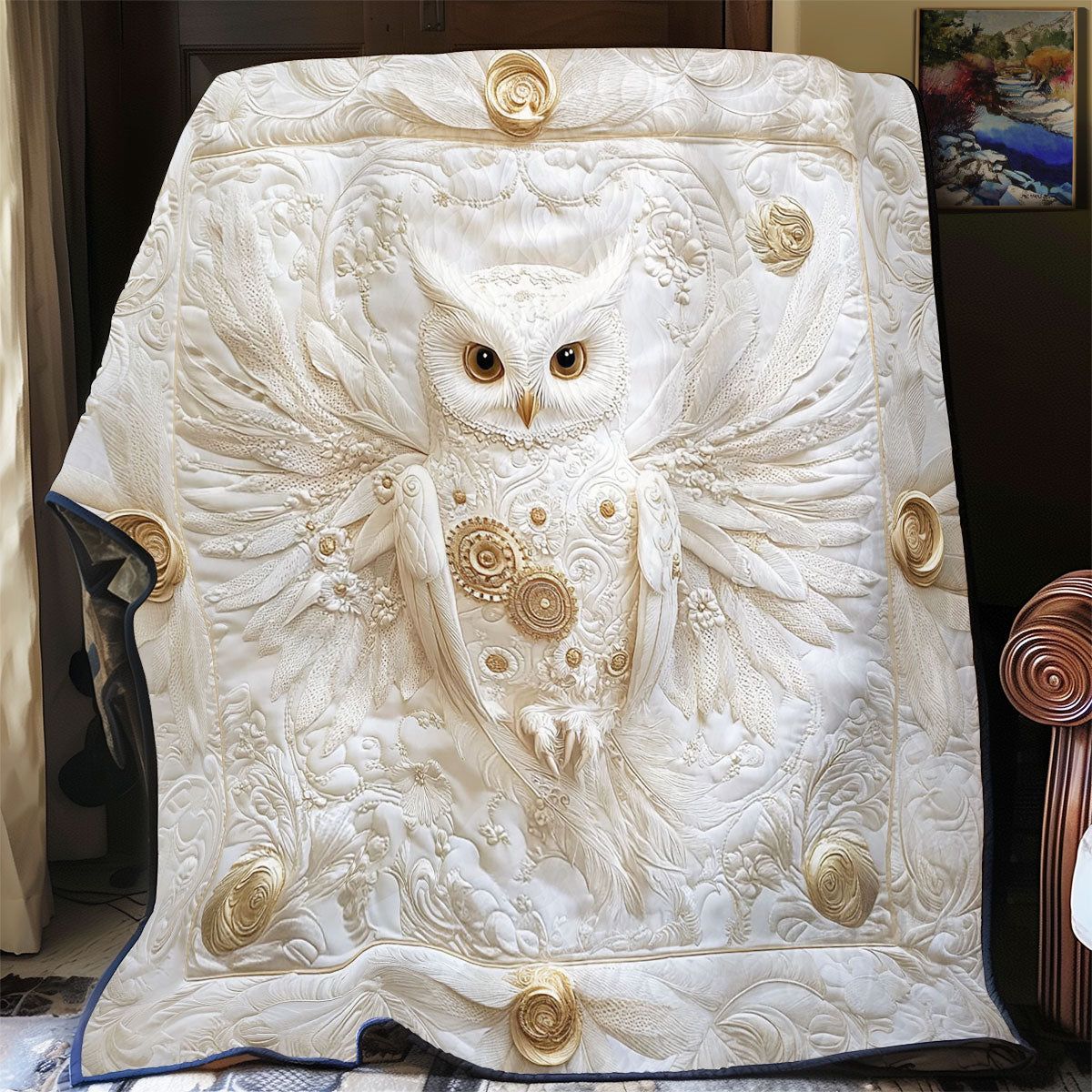 White Owl WY0202084CL Quilt