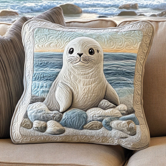 Baby Seal Beach WT2402002CL Quilt Pillow Case