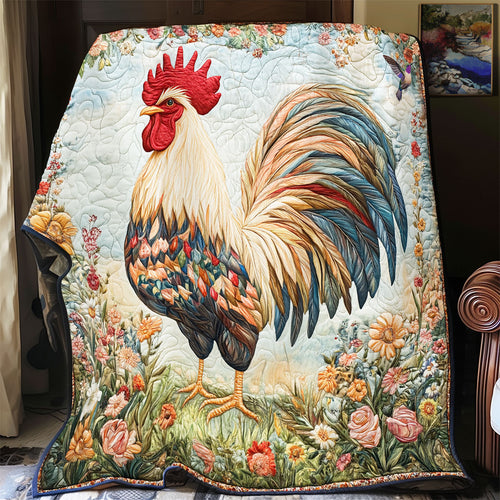 Garden Chicken WY1911072CL Quilt