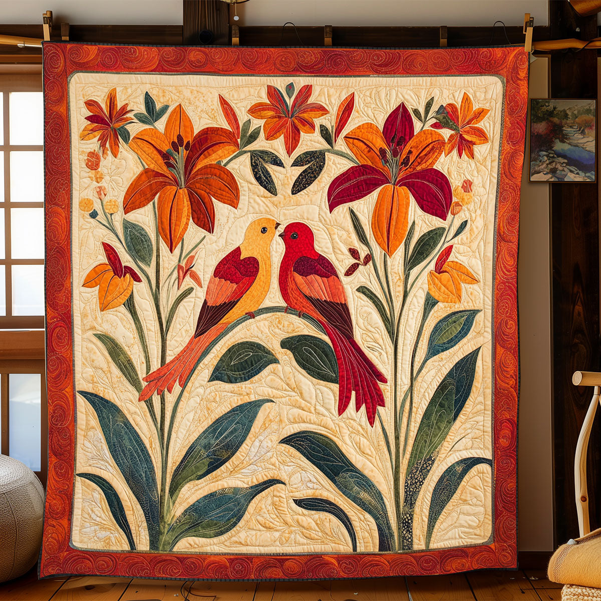 Lovebirds XB2803009CL Quilt