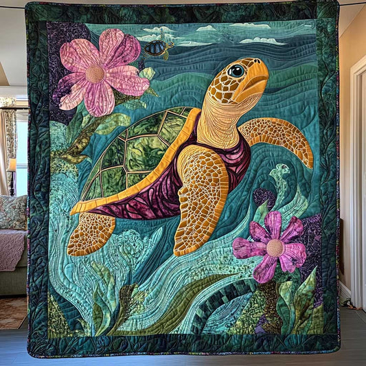 Tropical Turtle WP2611038CL Quilt