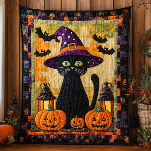 Halloween Cat CW1109046CL Quilt