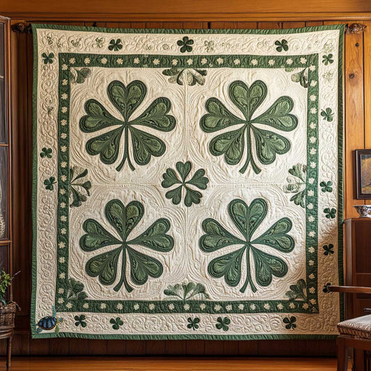 Lucky Four Leaf Clover WN3110004CL Quilt