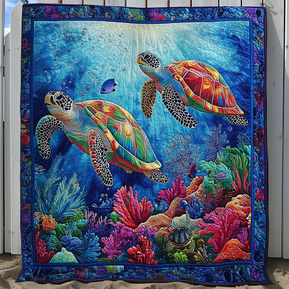 Couple Turtle WY0712012CL Quilt