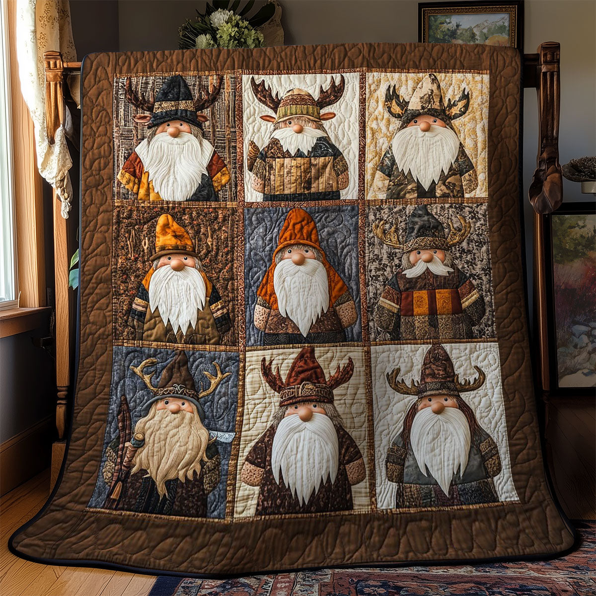 Viking Gnome Collection WY2201088CL Quilt