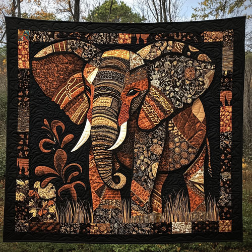 African Elephant WJ0611002CL Quilt