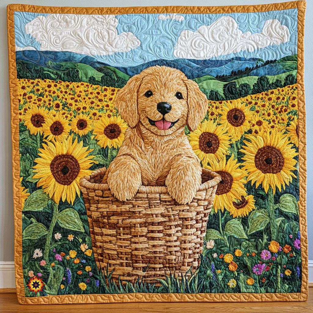 Golden Puppy WX0312016CL Quilt