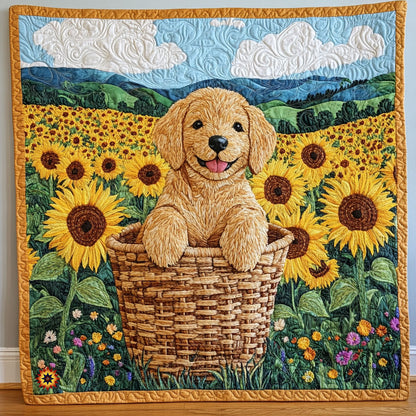 Golden Puppy WX0312016CL Quilt
