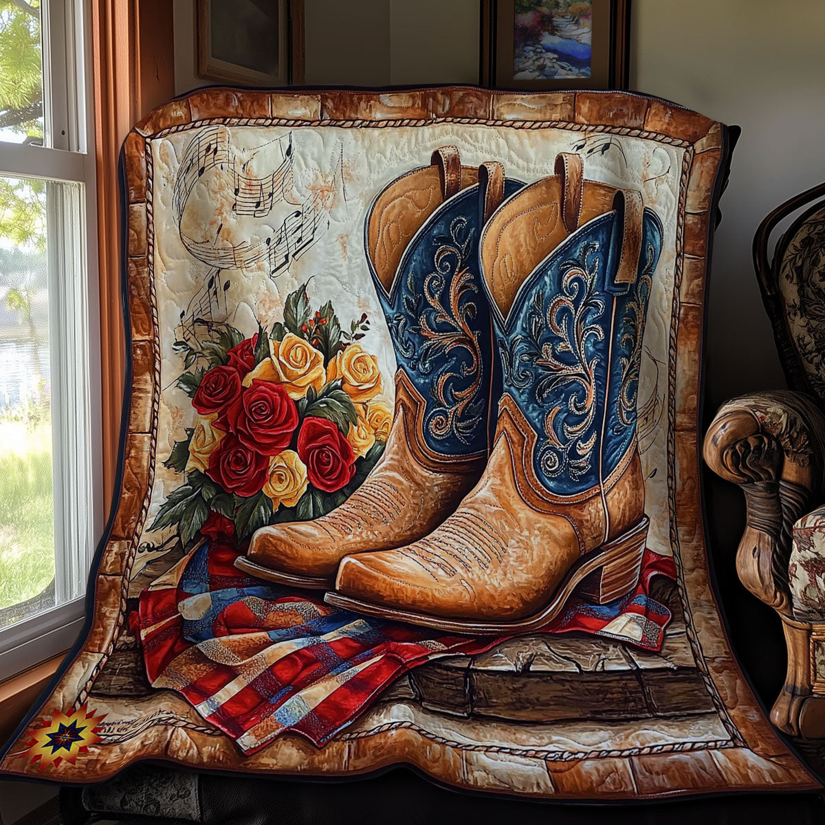 Cowboy Boots WY1112003CL Quilt