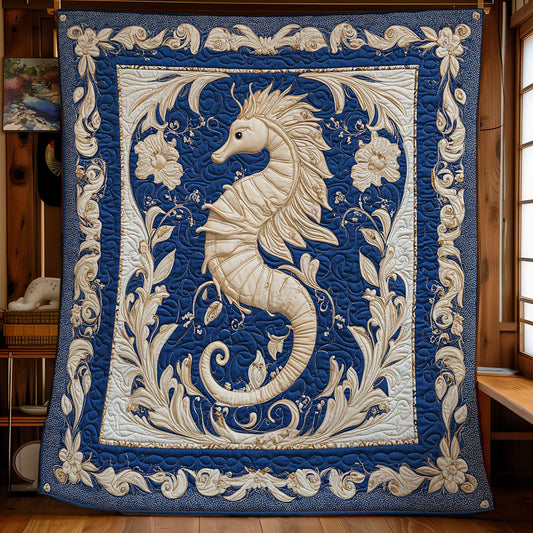 Majestic Seahorse WY1701050CL Quilt