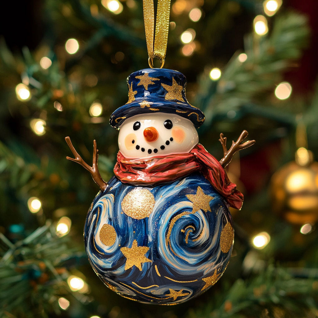 Silent Sky Snowman WN0511080CL Christmas Ornament