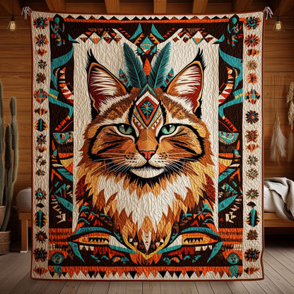 Native American Cat CP1804119CL Quilt