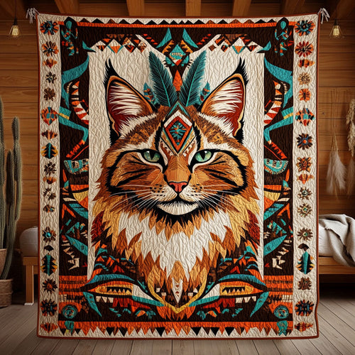 Native American Cat CP1804119CL Quilt