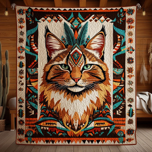Native American Cat CP1804119CL Quilt