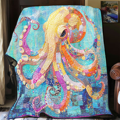 Patchwork Octopus WY0801043CL Quilt