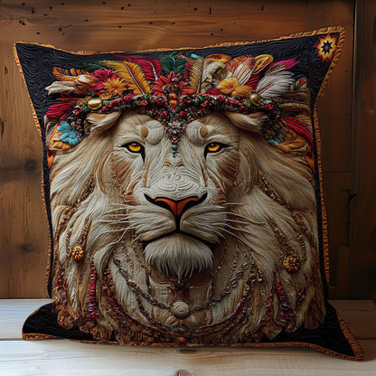 Native American Lion WY2911073CL Quilt Pillow Case