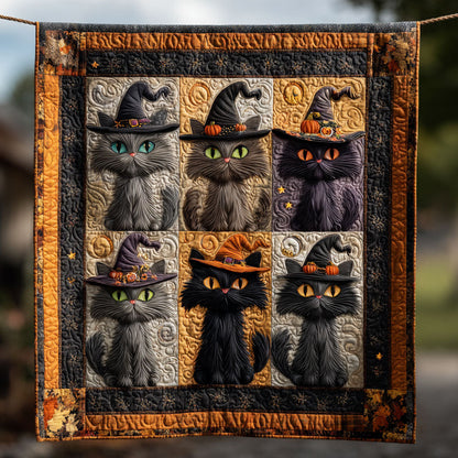 Witch’s Black Cat CW2608047CL Quilt