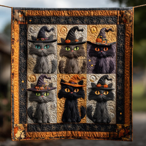 Witch’s Black Cat CW2608047CL Quilt