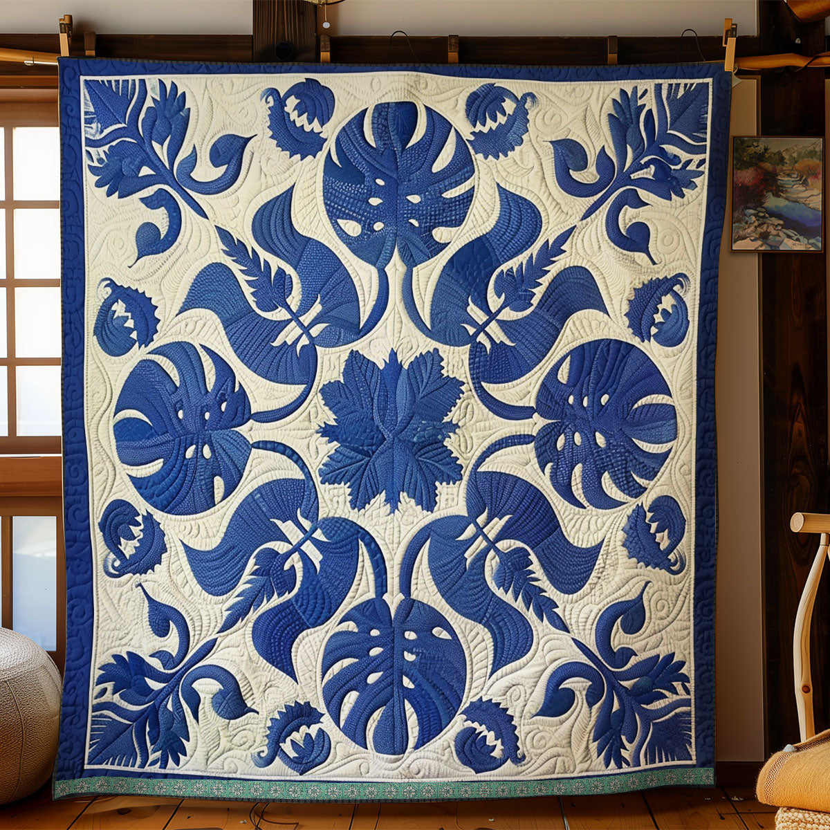 Hawaiian Evenly Leafed WN1209093CL Quilt